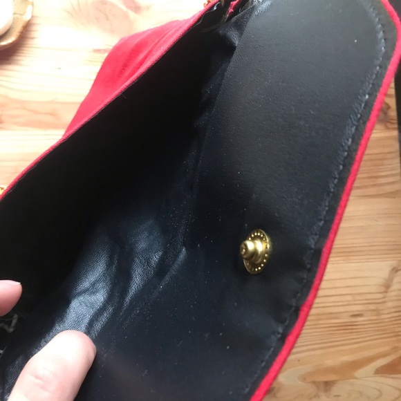 Red Chain Strap Purse - Picture 4 of 5